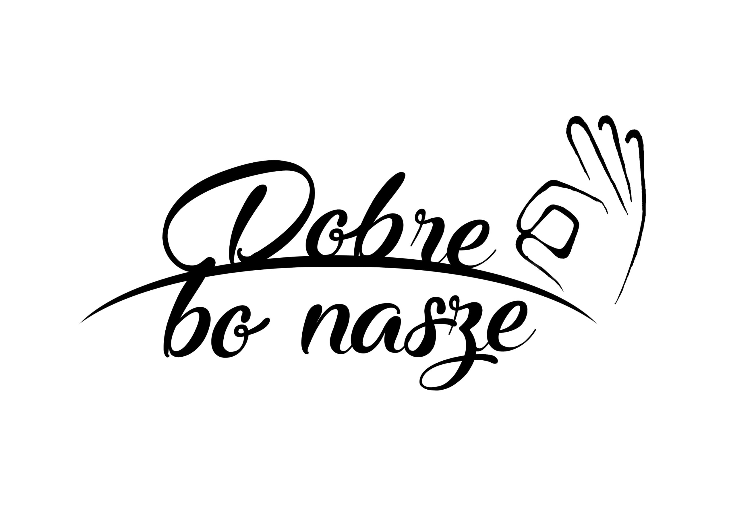 logo Dobre bo nasze_withe